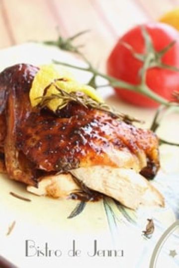 Poulet rôti au miel et citron Poulet rôti au miel et citron