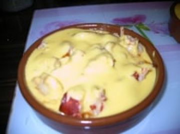 Cassolette de saint-jacques et homard Cassolette de saint-jacques et homard