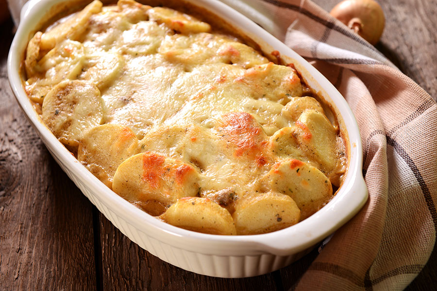 Gratin dauphinois au confit de canard au Thermomix Gratin dauphinois au confit de canard au Thermomix