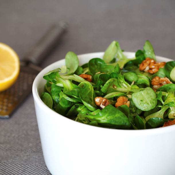 Salade de mâche aux noix facile Salade de mâche aux noix facile