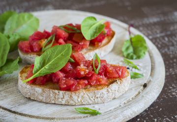Bruschetta à la tomate Bruschetta à la tomate