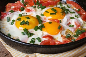 Tomates aux oeufs Tomates aux oeufs
