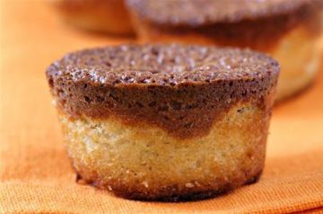 Financiers marbrés au chocolat et citron