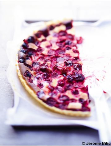 Clafoutis cerises - framboises Clafoutis cerises - framboises