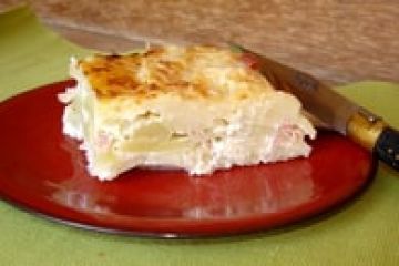 Lasagnes de pommes de terre au jambon Lasagnes de pommes de terre au jambon