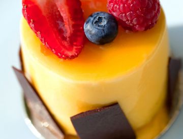 Bavarois aux abricots