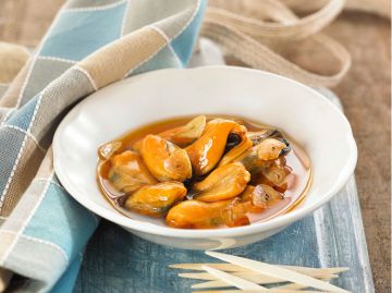 Moules à l'escabèche Moules à l'escabèche