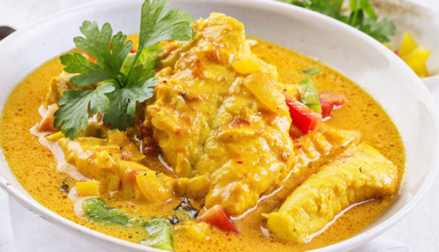 Filets de poisson au curry Filets de poisson au curry
