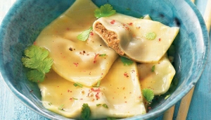Raviolis au foie gras Raviolis au foie gras
