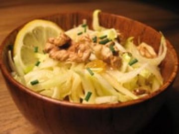 Endives au miel et aux noix
