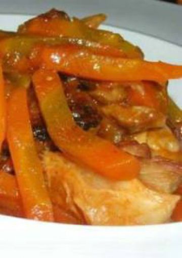 Tendrons de veau et ses frites de carottes confites Tendrons de veau et ses frites de carottes confites