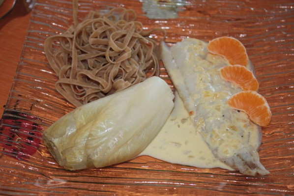 Filet de colin sauce Mandarine Filet de colin sauce Mandarine