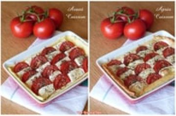 Tarte tomate mozzarella Tarte tomate mozzarella