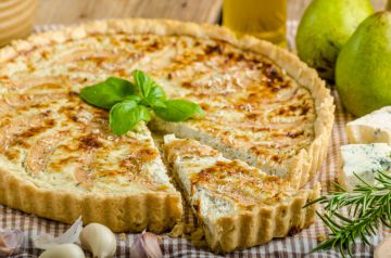 Quiche au Roquefort et aux noix Quiche au Roquefort et aux noix