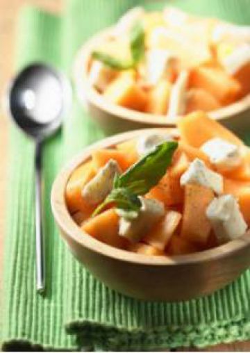 Salade de melon au gorgonzola Salade de melon au gorgonzola