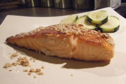 Pavé de saumon au sésame Pavé de saumon au sésame