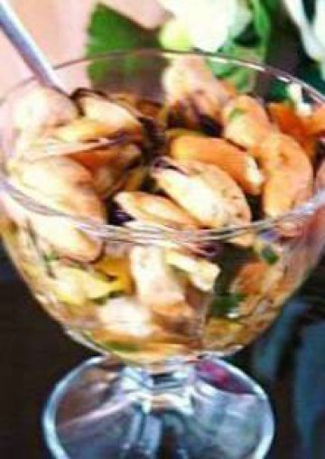 Moules sur lit de courgettes Moules sur lit de courgettes