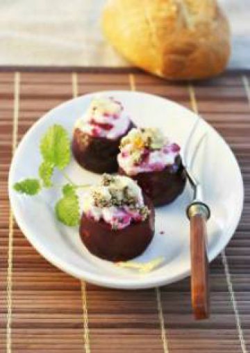 Betteraves farcies au roquefort Betteraves farcies au roquefort