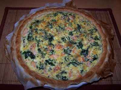 Tarte saumon brocolis Tarte saumon brocolis