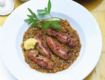 Lentilles aux merguez Lentilles aux merguez