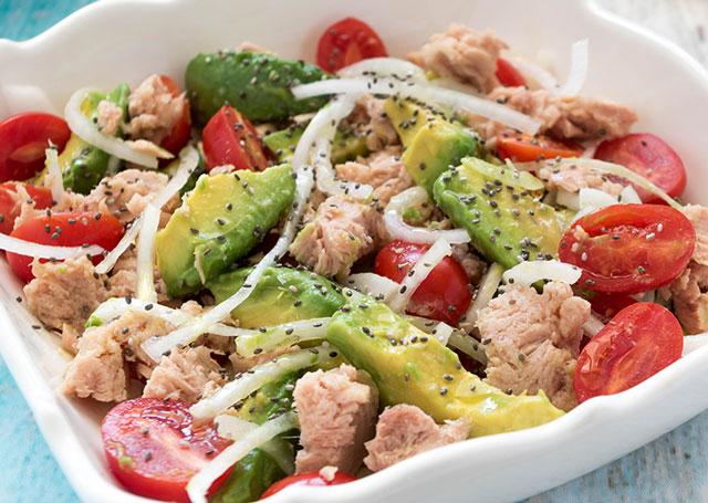 Salade Légère d’Avocat au Thon Salade Légère d’Avocat au Thon
