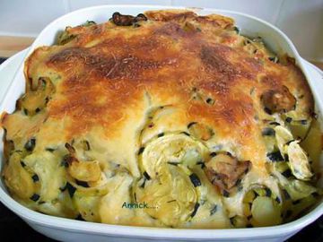 Gratin pommes de terre-courgettes Gratin pommes de terre-courgettes