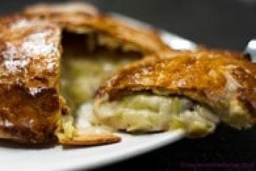 Flamiche aux poireaux et champignons Flamiche aux poireaux et champignons