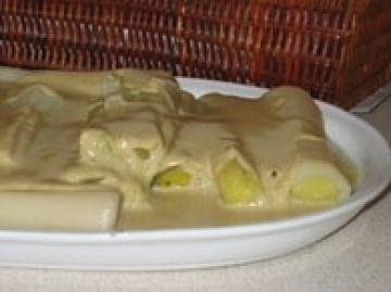 Blancs de poireaux à la sauce curry Blancs de poireaux à la sauce curry