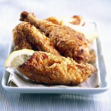 Poulet pané et frit Poulet pané et frit