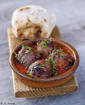 Boulettes chorizo-bacon et dattes Boulettes chorizo-bacon et dattes