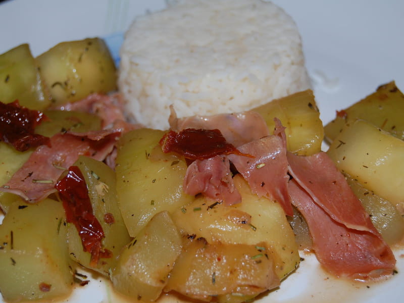 Wok aux courgettes Wok aux courgettes