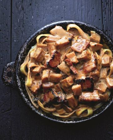 Carbonara à la pomme Carbonara à la pomme
