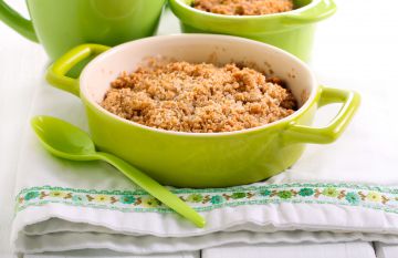 Mini crumble végétarien Mini crumble végétarien
