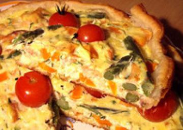 Tarte jardinière à la ricotta Tarte jardinière à la ricotta