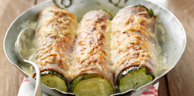 Courgettes au jambon (poulet ou porc) et en béchamel light Courgettes au jambon (poulet ou porc) et en béchamel light