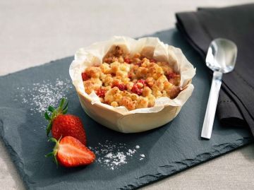 Crumble aux fraises