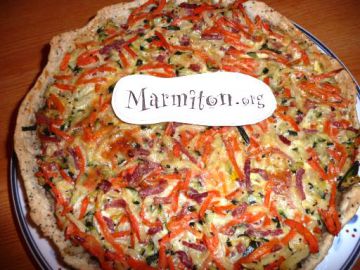 Tarte aux courgettes et aux carottes Tarte aux courgettes et aux carottes