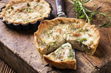 Tarte aux maquereaux et épinards Tarte aux maquereaux et épinards