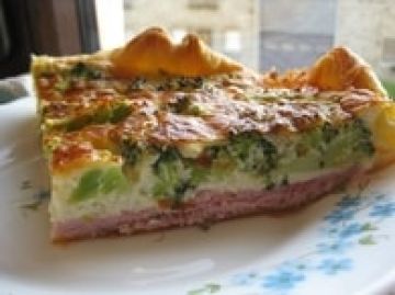 Quiche aux brocolis et jambon Quiche aux brocolis et jambon