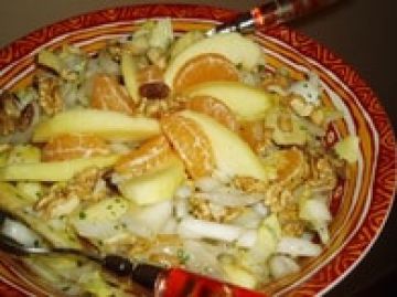 Salade d'endives aux fruits