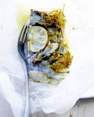 Papillotes de poisson à la crème Papillotes de poisson à la crème
