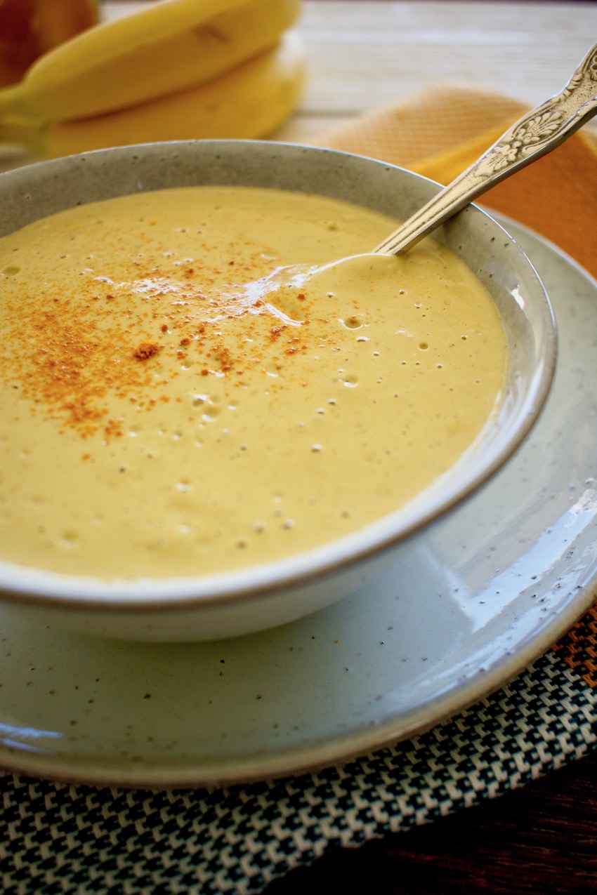 Crème de cajou et bananes Crème de cajou et bananes