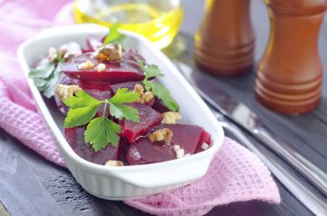 Carpaccio de betteraves au citron Carpaccio de betteraves au citron