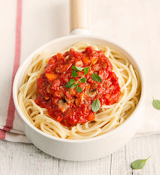 Spaghetti à la Bolognaise végétarienne Spaghetti à la Bolognaise végétarienne