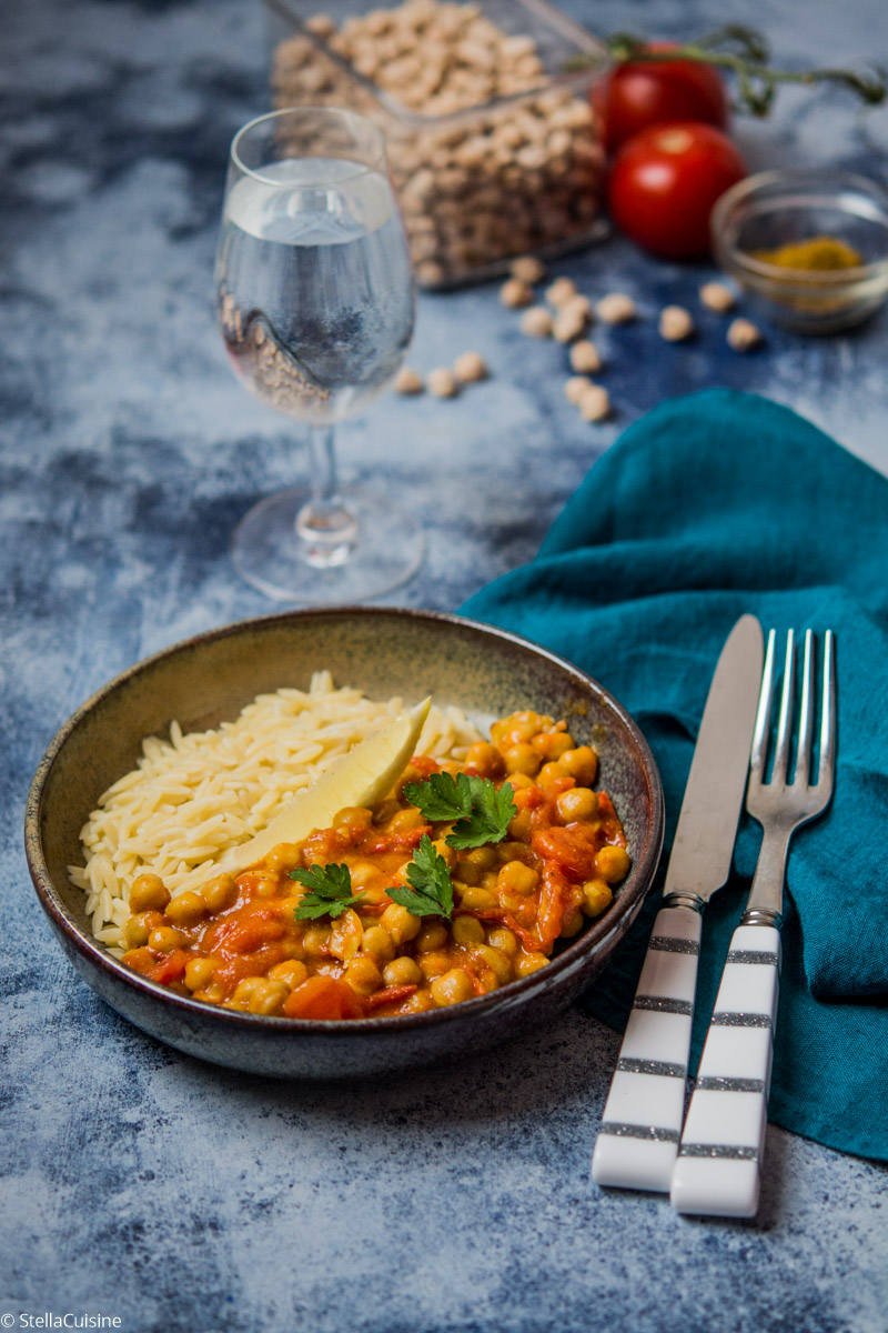 Curry de pois chiches (chana masala) Curry de pois chiches (chana masala)