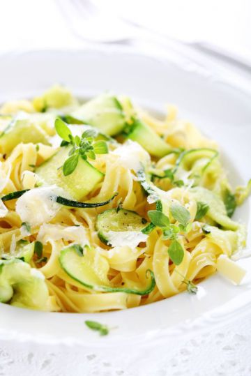 Tagliatelles aux courgettes Tagliatelles aux courgettes