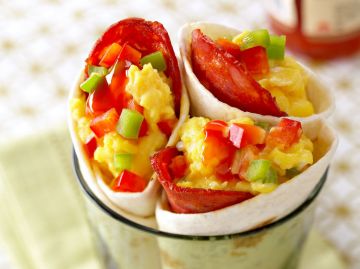 Wrap à la basquaise Wrap à la basquaise