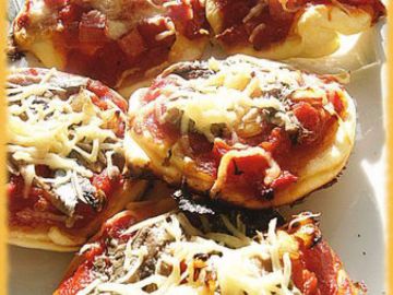 Mini-pizza (ou piccolinis) Mini-pizza (ou piccolinis)