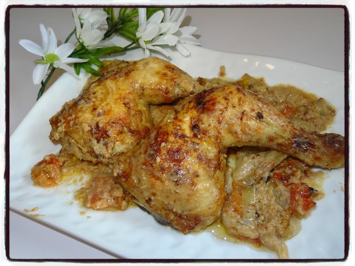 Poulet au beurre de cacahuète cookeo Poulet au beurre de cacahuète cookeo