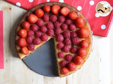 Cheesecake fraises et framboises